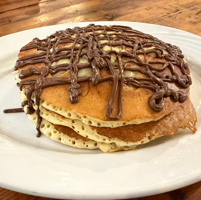 Nutella Banana Pancakes.