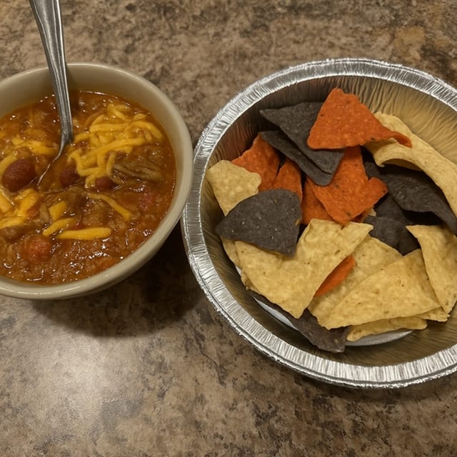 Homemade Chili Bowl.