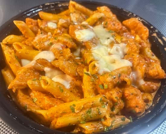 Chicken Penne Vodka.